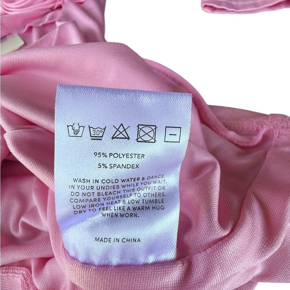 Peppermayo Women’s Cecilia Rose Mini Dress Candy Pink Size US 6 NWT - Picture 10 of 11